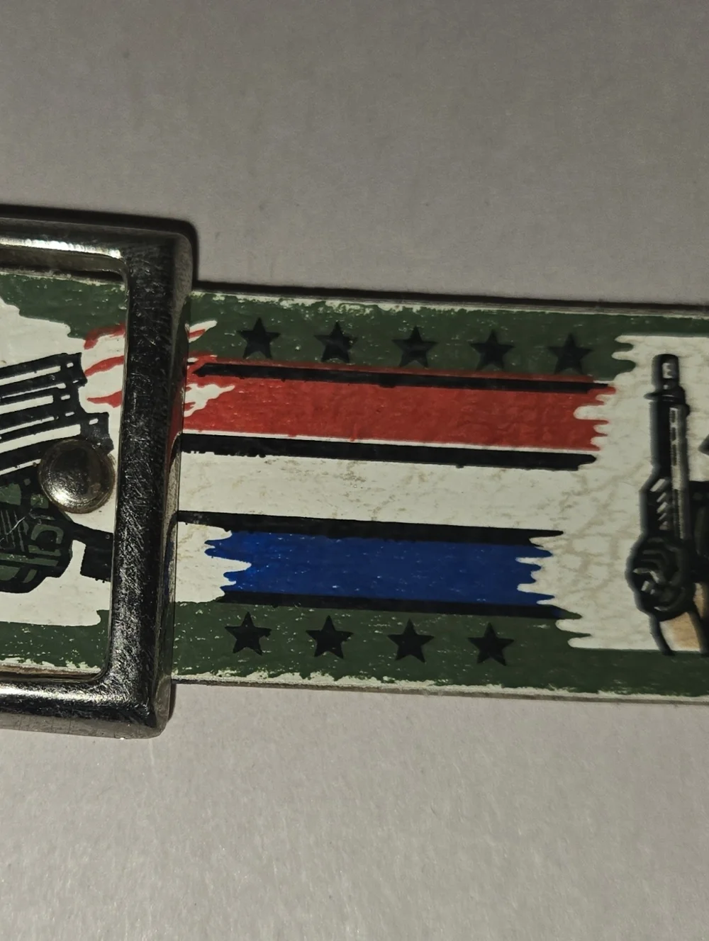 GI Joe By Hasbro & Lee 1987 Vintage Belt Youth 18-22 Genuine Bonded Leather